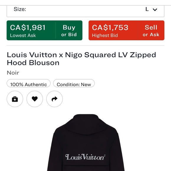 Louis Vuitton x Nigo Black “Squared” Sweater - Picture 4 of 4